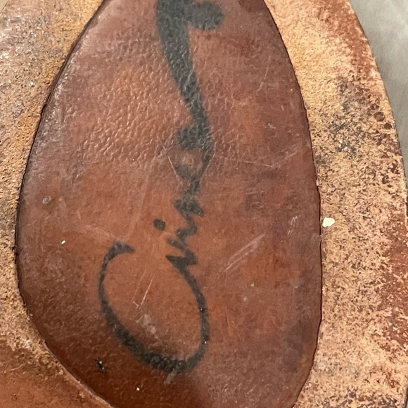 Brown Leather Heeled Boots riding boots cowboy - Picture 9 of 9